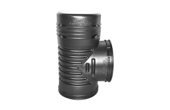 Normandy Corrugated HDPE 4" Blind Tee (H X H)