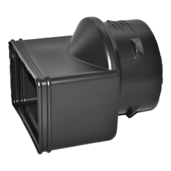 Normandy Corrugated HDPE 3"x4"x4" Downspout Adapter (DS X I)