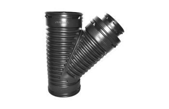 Normandy Corrugated HDPE 6"x4" Reducing Wye (H X H X H)