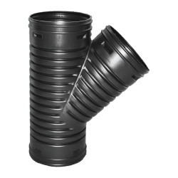 Normandy Corrugated HDPE 4" Wye (H X H X H)
