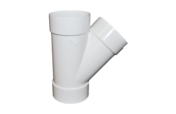 Normandy Solvent Weld PVC 4" 45º Wye (H x H x H)