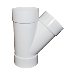 Normandy Solvent Weld PVC 3" 45º Wye (H x H x H)