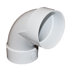 Normandy Solvent Weld PVC 3" 90º 1/4 Bend Long Turn (H x H)
