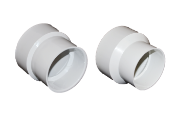 Normandy Solvent Weld PVC 4"x6" Adapter Coupling (H x DWV H)