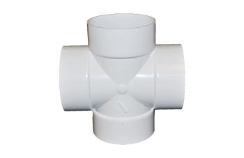 Normandy Solvent Weld PVC 4" Cross (H x H x H x H)