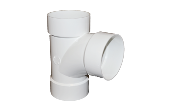 Normandy Solvent Weld PVC 3" Sanitary Tee (H x H x H)